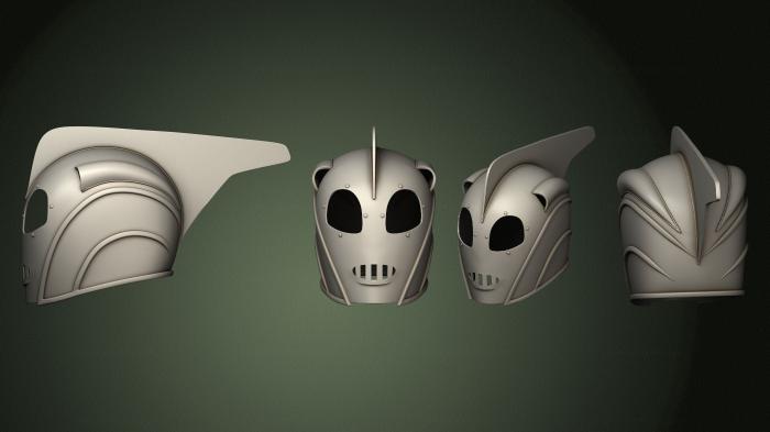 Mask (MS_0654) 3D model for CNC machine