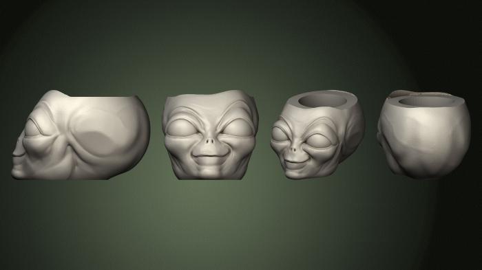 Mask (MS_0658) 3D model for CNC machine