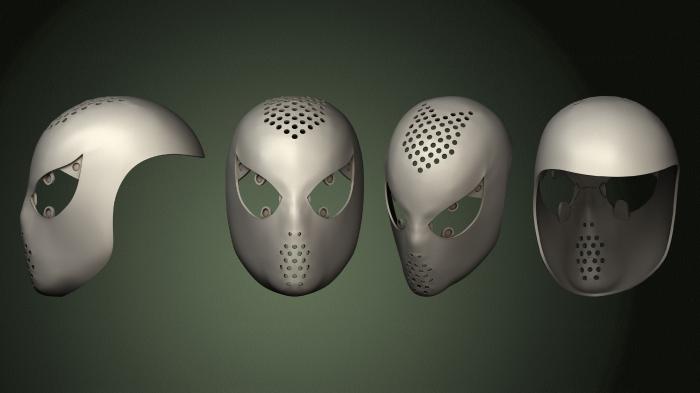Mask (MS_0662) 3D model for CNC machine