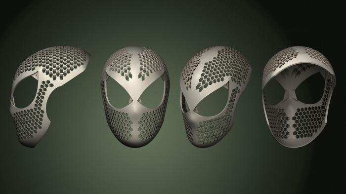 Mask (MS_0663) 3D model for CNC machine