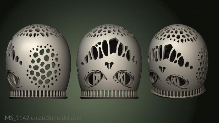 Mask (MS_1142) 3D model for CNC machine