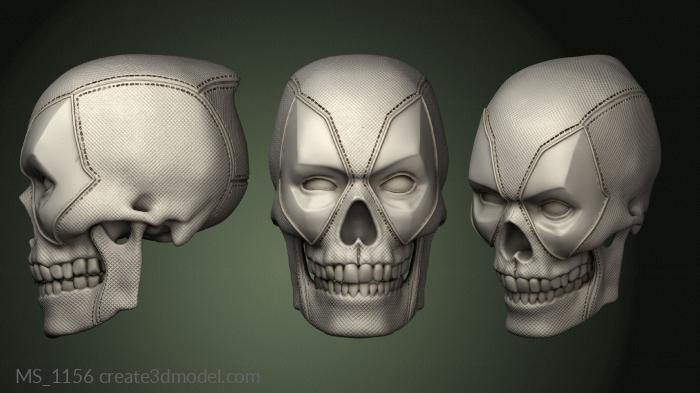 Mask (MS_1156) 3D model for CNC machine