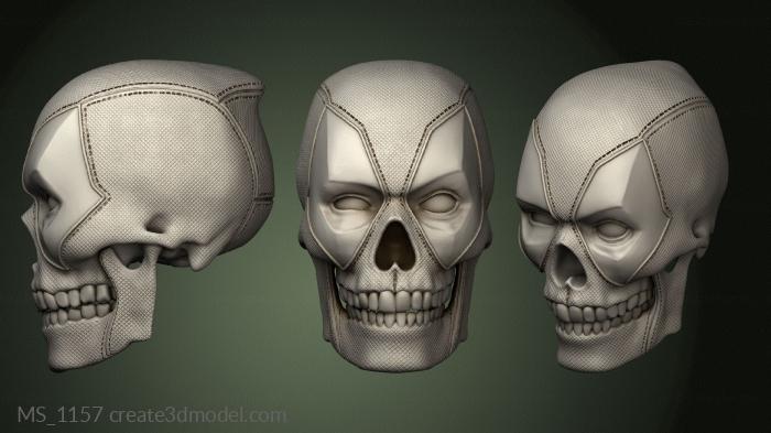 Mask (MS_1157) 3D model for CNC machine