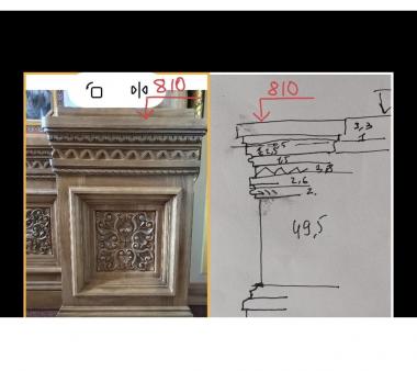 نموذج ثلاثي الأبعاد لآلة CNC أثاث الكنيسة 