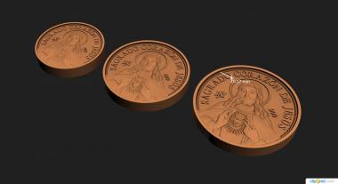 Medals (MD_0051) 3D model for CNC machine
