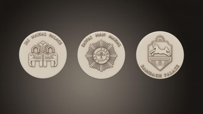 Medals (MD_0058) 3D model for CNC machine