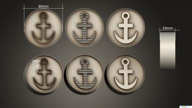 Medals (MD_0059) 3D model for CNC machine