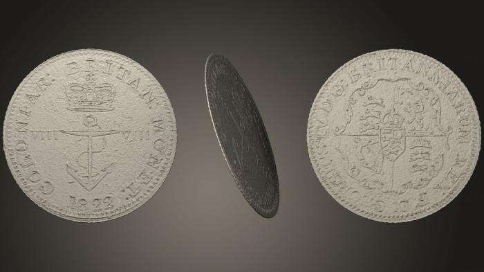 Coins (MN_0017) 3D model for CNC machine