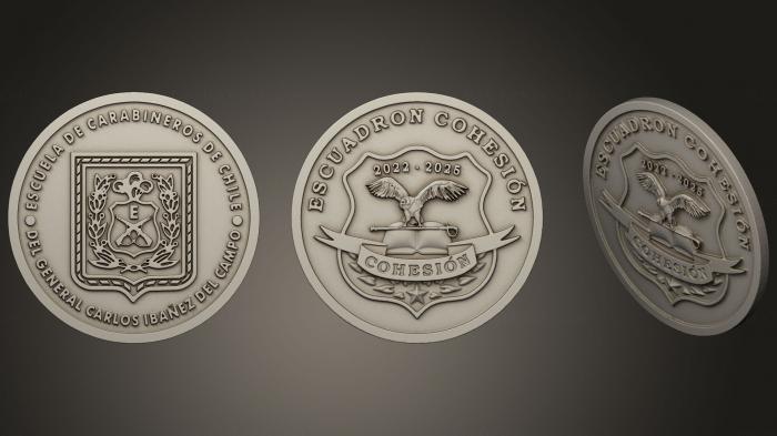 Coins (MN_0070) 3D model for CNC machine