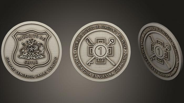 Coins (MN_0079) 3D model for CNC machine