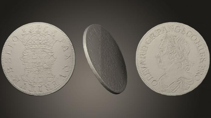 Coins (MN_0087) 3D model for CNC machine
