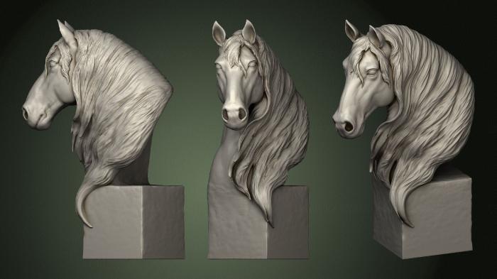 Masks and muzzles of animals (MSKJ_0309) 3D model for CNC machine