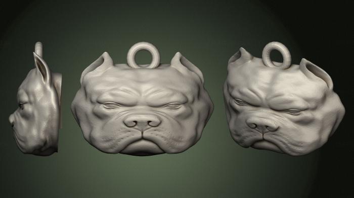 Masks and muzzles of animals (MSKJ_0403) 3D model for CNC machine