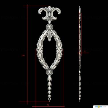 Symmetrycal onlays (NKS_1241) 3D model for CNC machine