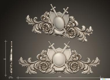 Symmetrycal onlays (NKS_1323) 3D model for CNC machine