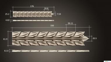 Symmetrycal onlays (NKS_1366) 3D model for CNC machine