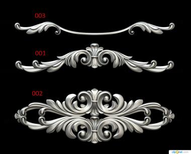 Symmetrycal onlays (NKS_1379) 3D model for CNC machine