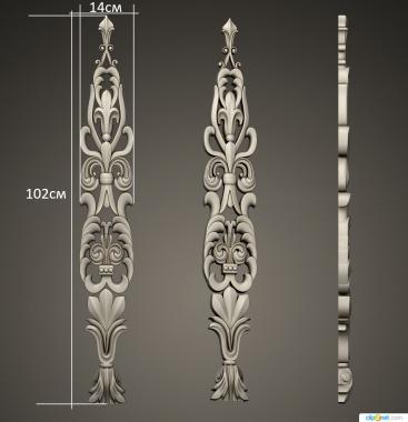 Symmetrycal onlays (NKS_1385) 3D model for CNC machine