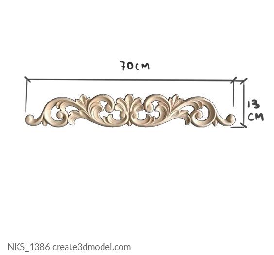 Symmetrycal onlays (NKS_1386) 3D model for CNC machine