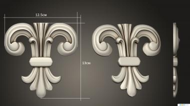 Symmetrycal onlays (NKS_1387) 3D model for CNC machine