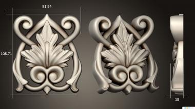 Symmetrycal onlays (NKS_1395) 3D model for CNC machine