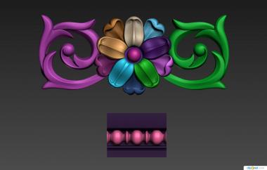 Symmetrycal onlays (NKS_1399) 3D model for CNC machine