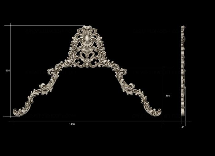 Symmetrycal onlays (NKS_1401) 3D model for CNC machine