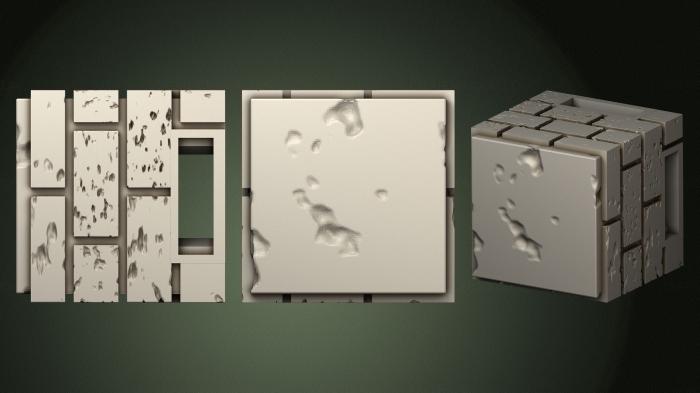 Geometrical panel (PGM_0309) 3D model for CNC machine