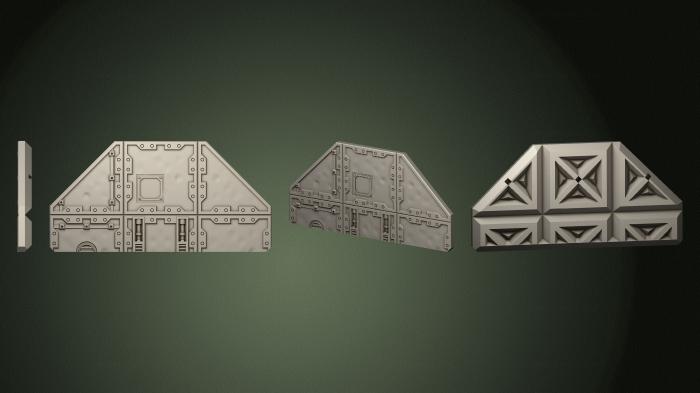 Geometrical panel (PGM_0413) 3D model for CNC machine