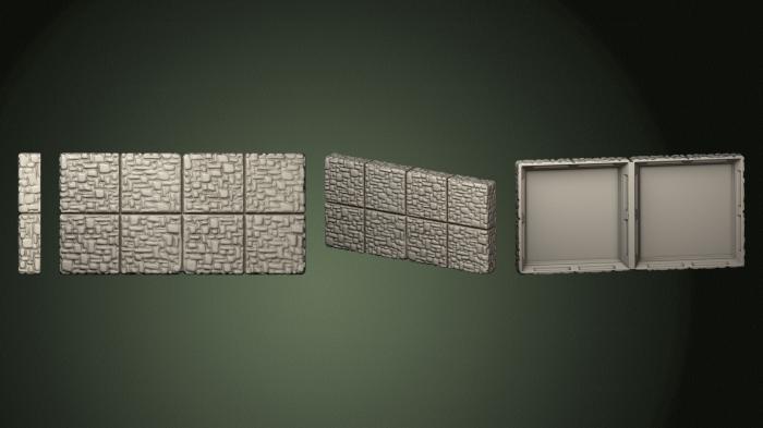Geometrical panel (PGM_0658) 3D model for CNC machine