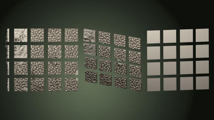 Geometrical panel (PGM_0671) 3D model for CNC machine