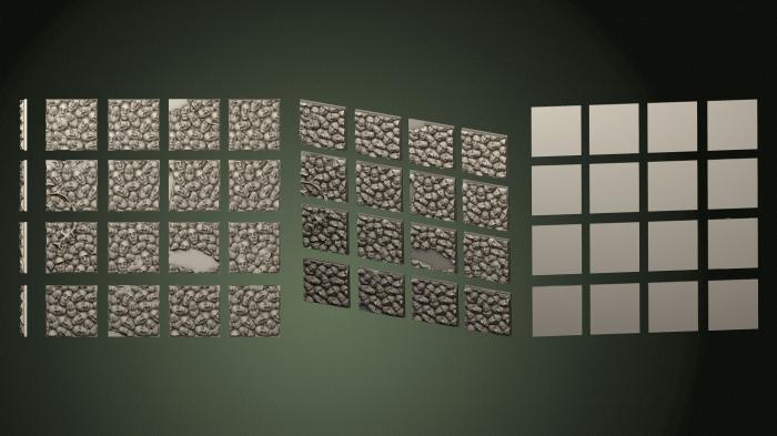 Geometrical panel (PGM_0687) 3D model for CNC machine