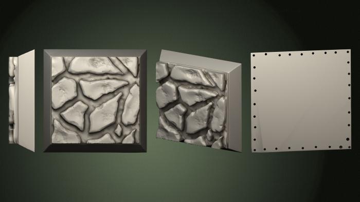 Geometrical panel (PGM_0959) 3D model for CNC machine