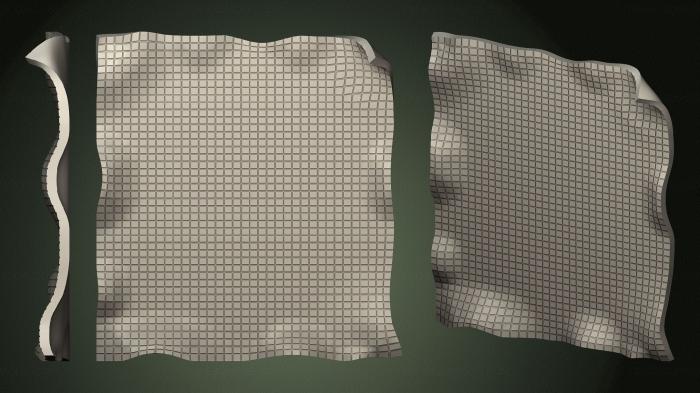Square panels (PN_0344) 3D model for CNC machine