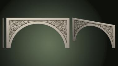 Church panel (PC_0355) 3D model for CNC machine
