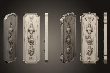 Church panel (PC_0378) 3D model for CNC machine