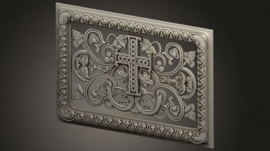 Church panel (PC_0384) 3D model for CNC machine