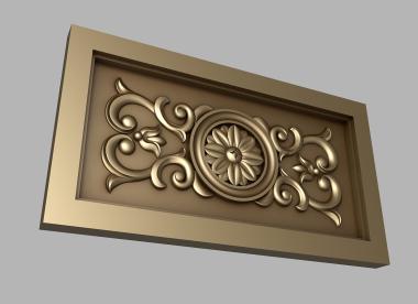 Horisontal panel (PG_0355) 3D model for CNC machine