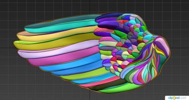 Art panel (PD_0616) 3D model for CNC machine