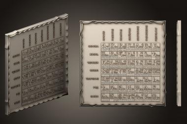 Art panel (PD_0622) 3D model for CNC machine