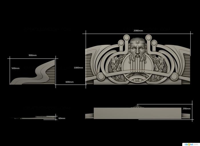 نموذج ثلاثي الأبعاد لآلة CNC لوحة فنية 