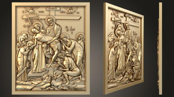 Religious panels (PR_0301) 3D model for CNC machine
