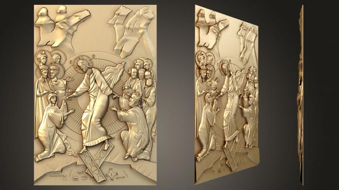 Religious panels (PR_0302) 3D model for CNC machine