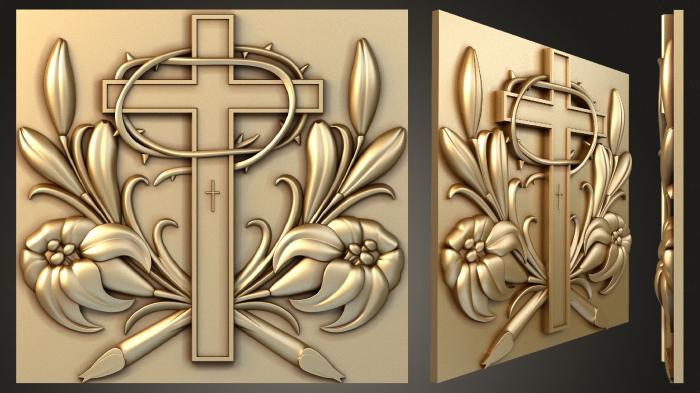 Religious panels (PR_0306) 3D model for CNC machine