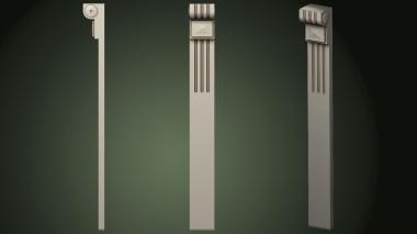Pilasters (PL_0187) 3D model for CNC machine