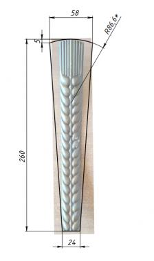 Pilasters (PL_0194) 3D model for CNC machine