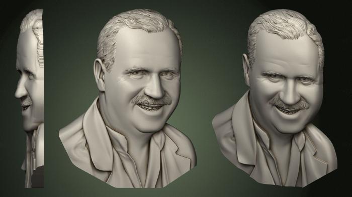 Portrait (PRT_0071) 3D model for CNC machine