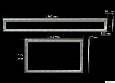 Mirrors and frames (RM_0980) 3D model for CNC machine