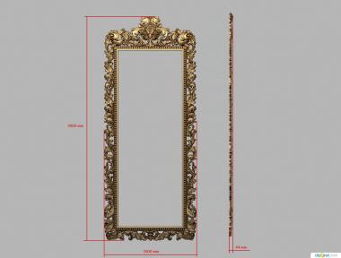 Mirrors and frames (RM_0986) 3D model for CNC machine