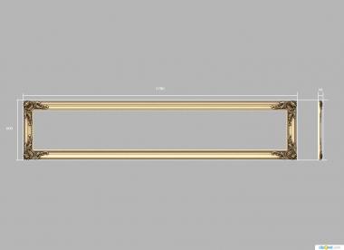 Mirrors and frames (RM_0997) 3D model for CNC machine